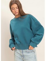 Savina Star Patch Sweatshirt