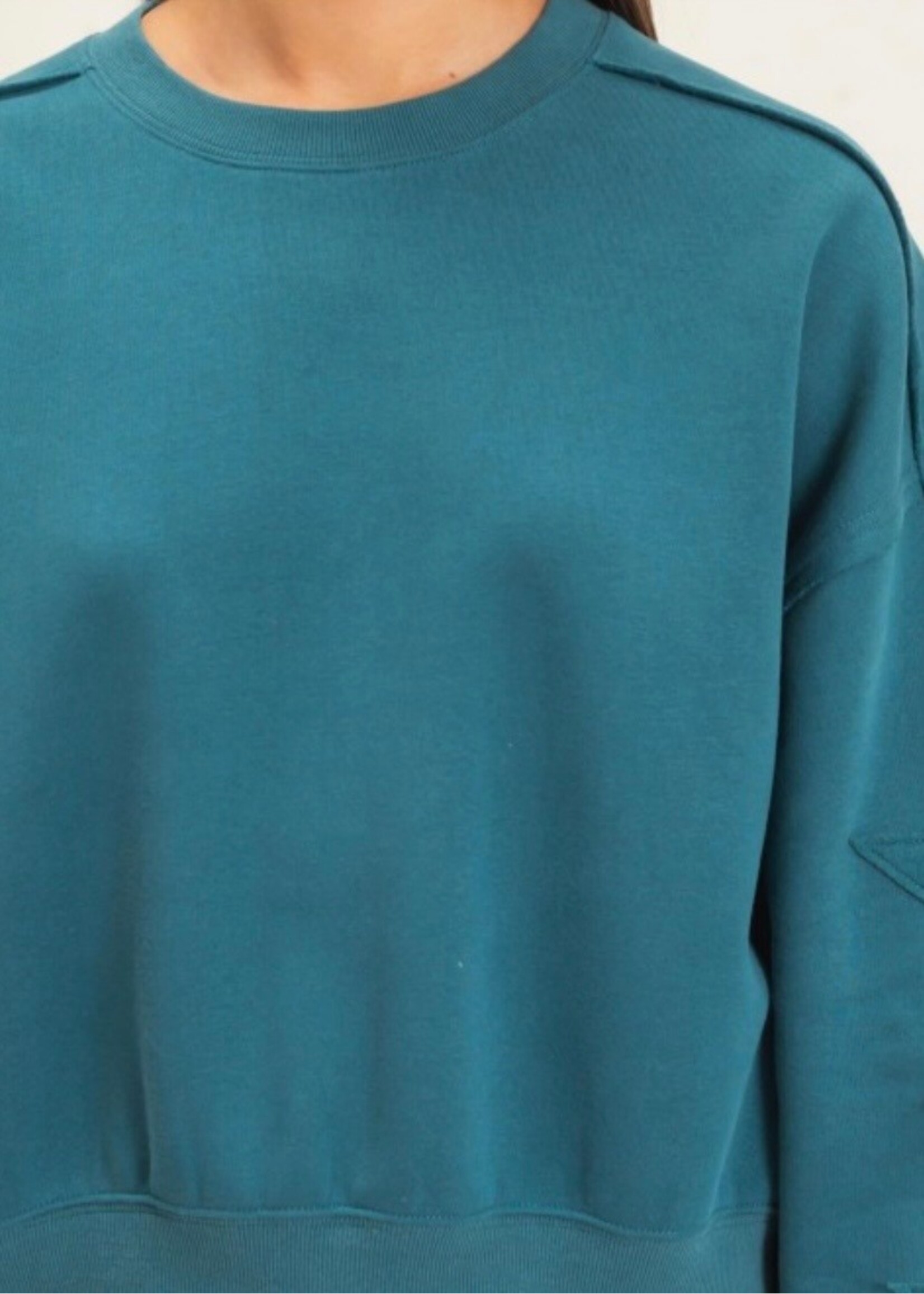Savina Star Patch Sweatshirt
