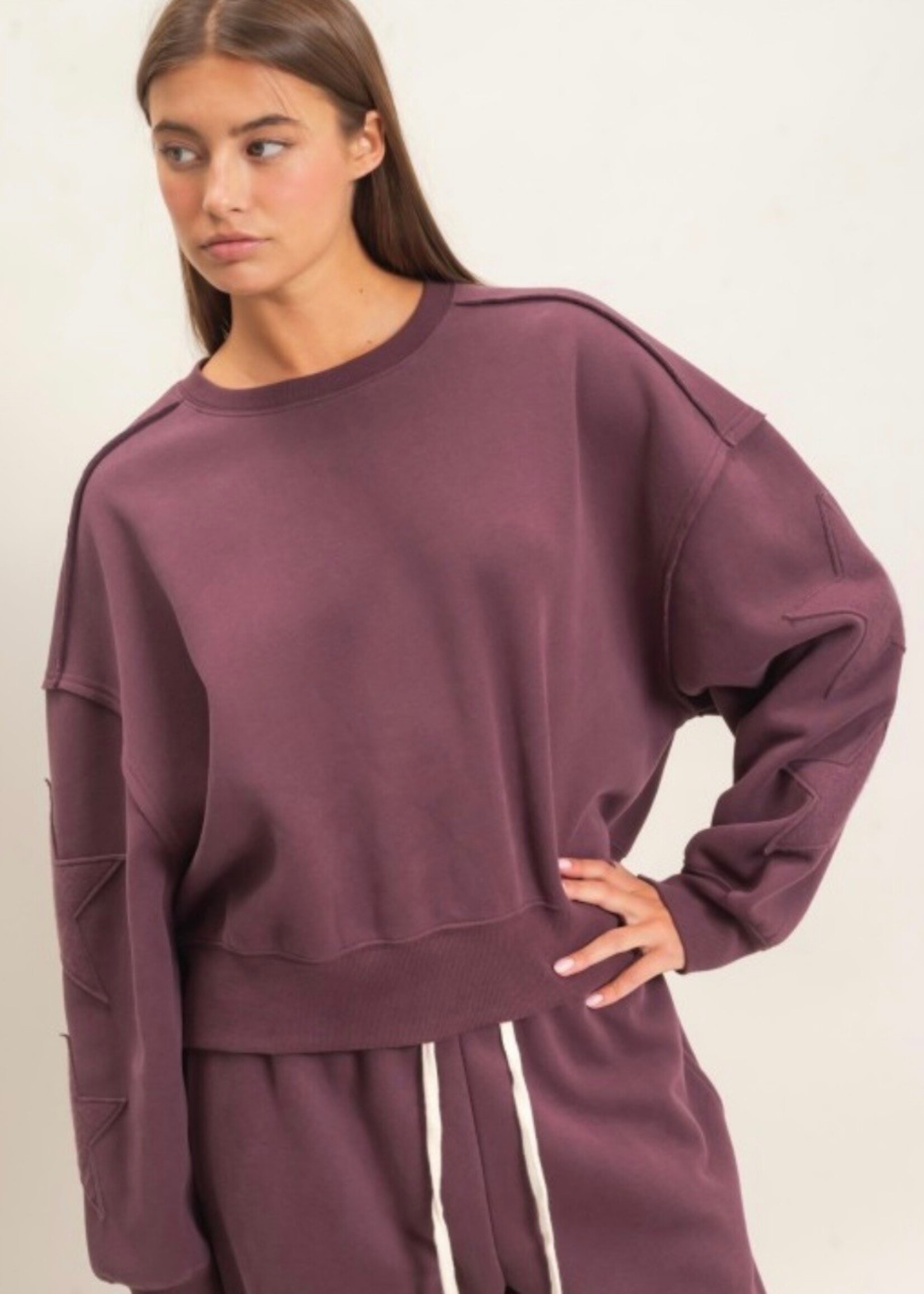 Savina Star Patch Sweatshirt