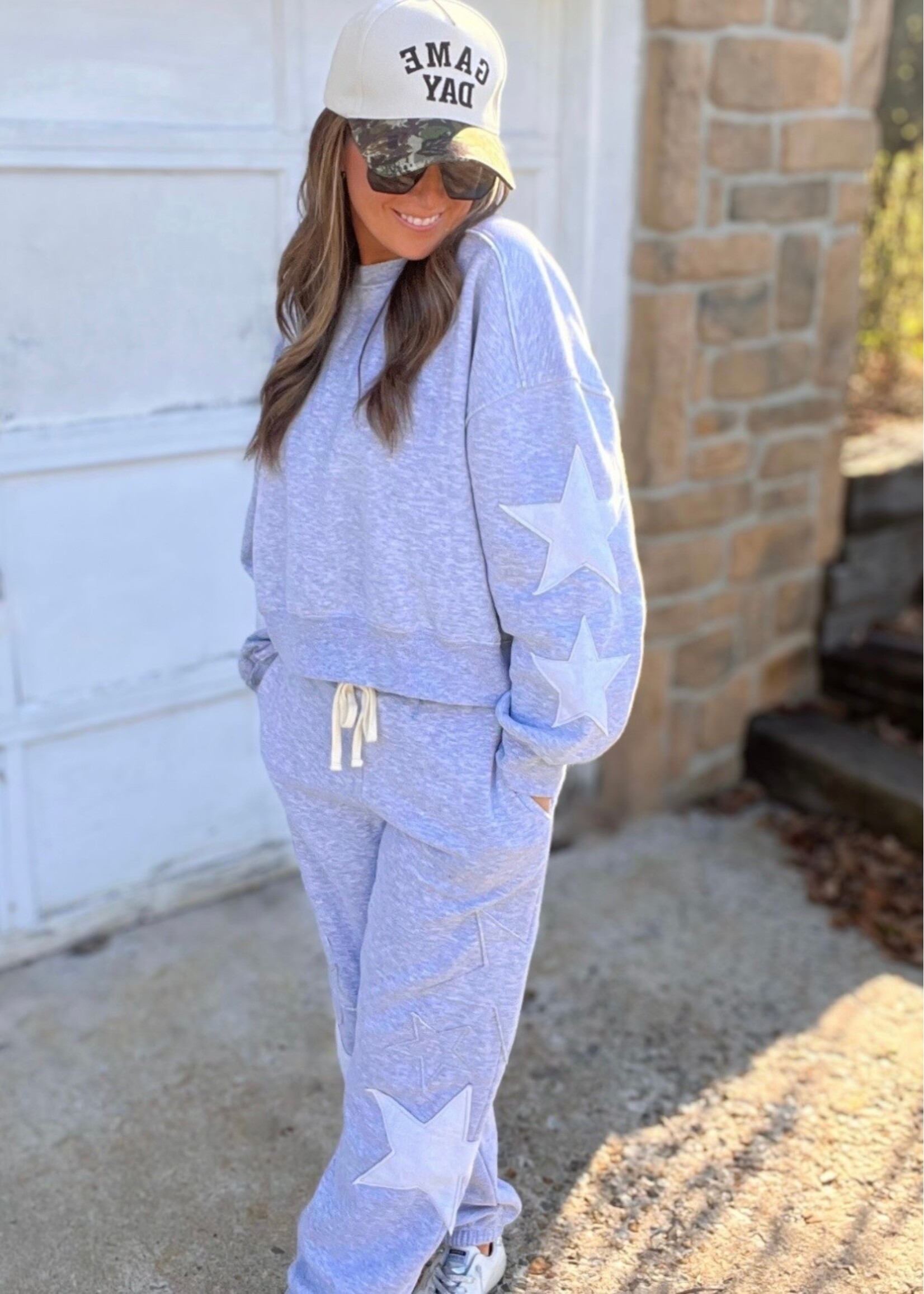 Savina Star Patch Sweatshirt
