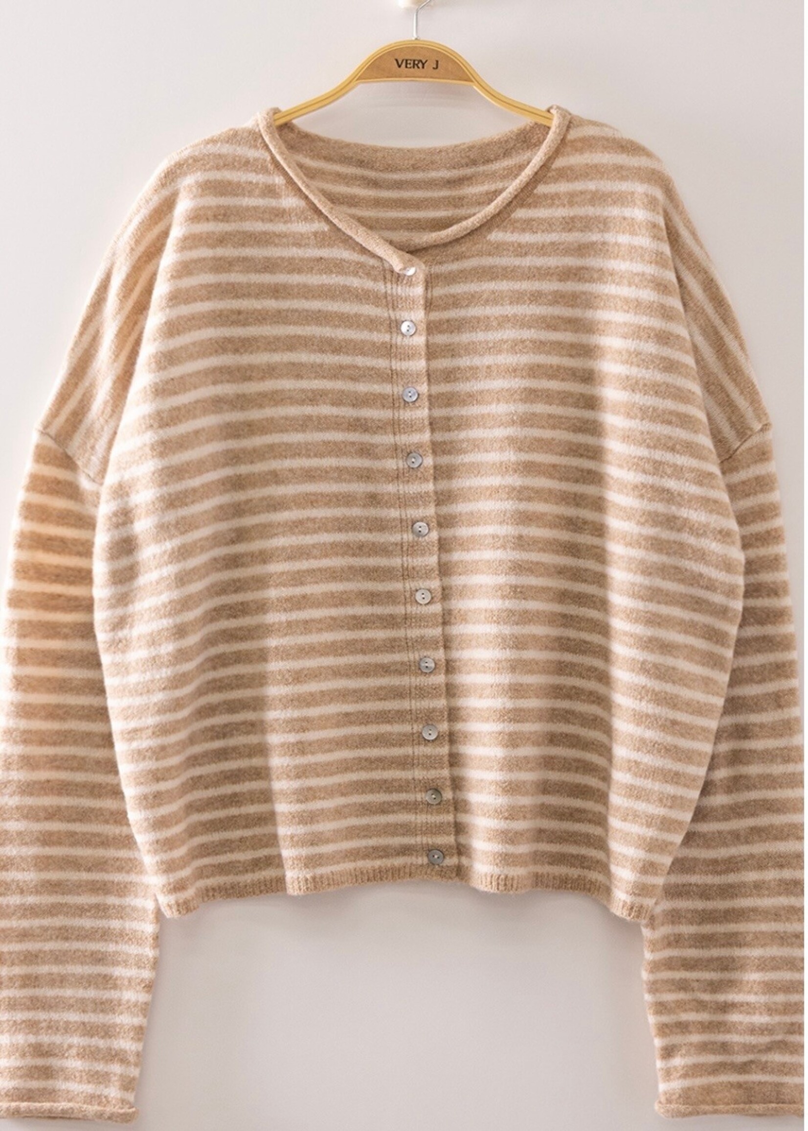 Symona Striped Cardigan