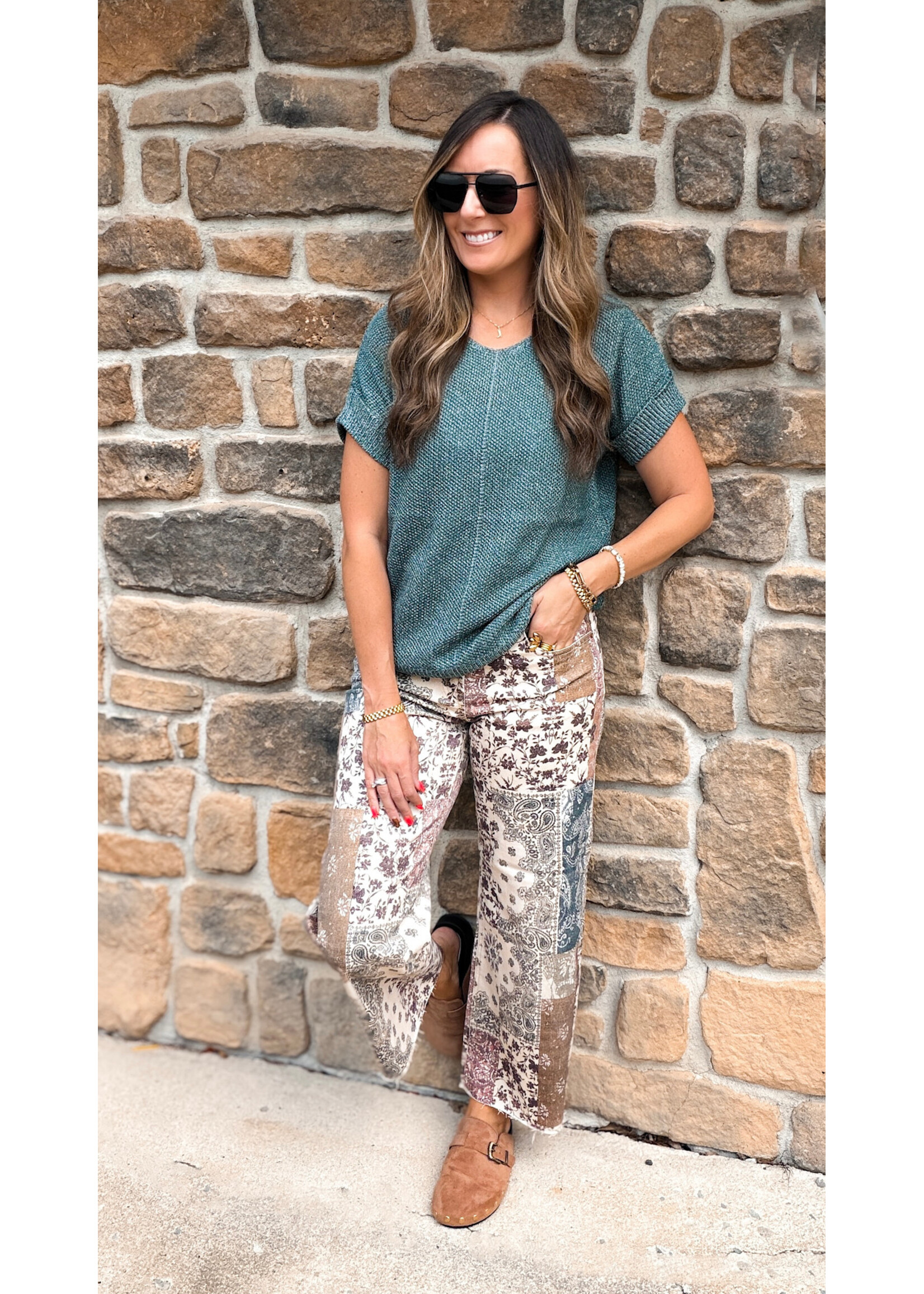 Ashlee Short Sleeve Sweater