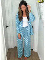 Polka Dot Chambray Jacket