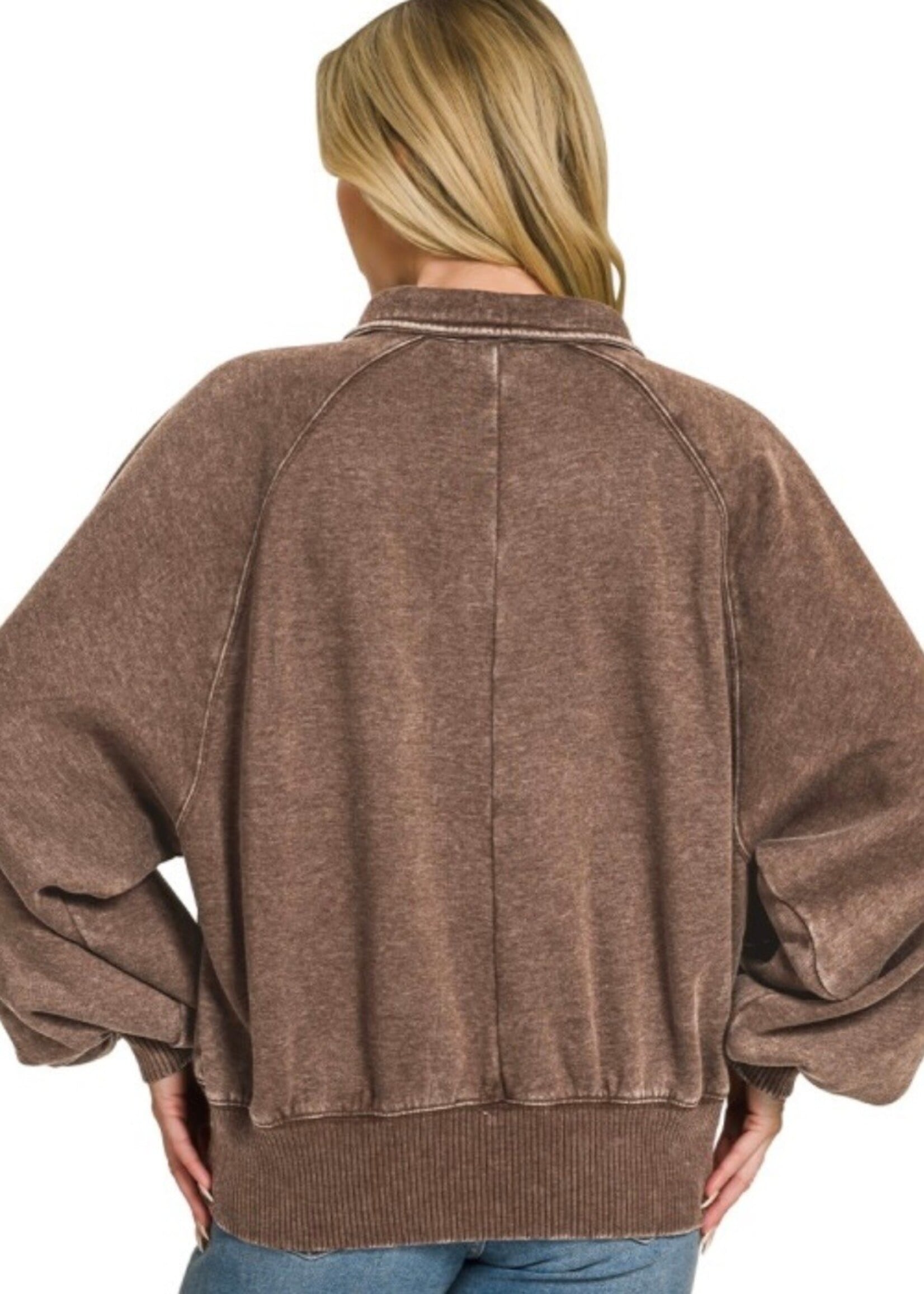 Kye Acid Wash Pullover