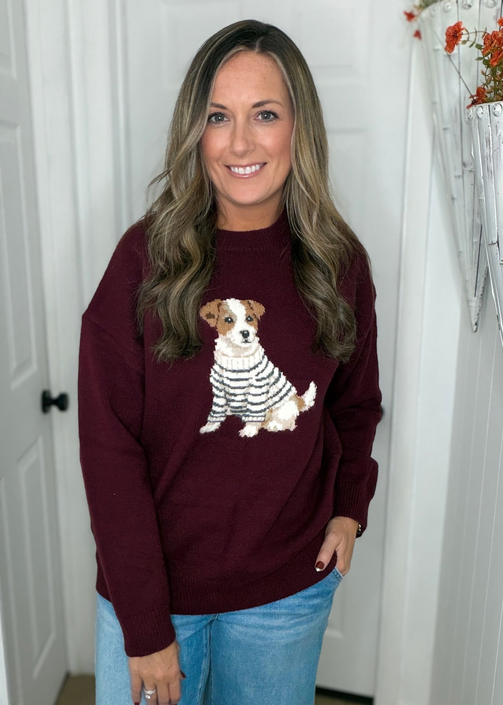Jack Russell Graphic Sweater
