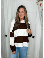Cozy Contrast Striped Top