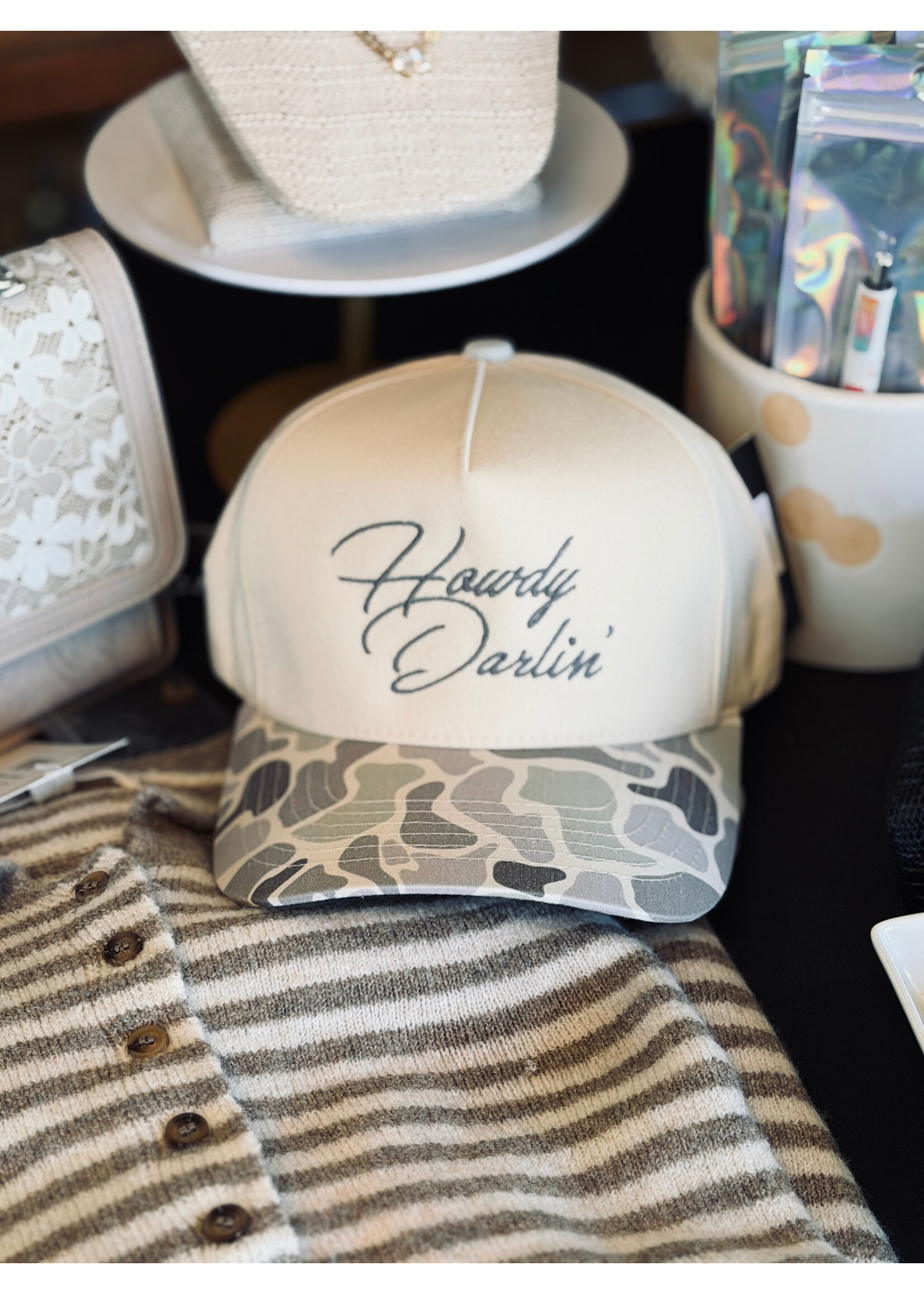 Howdy Darlin Duck Camo Hat