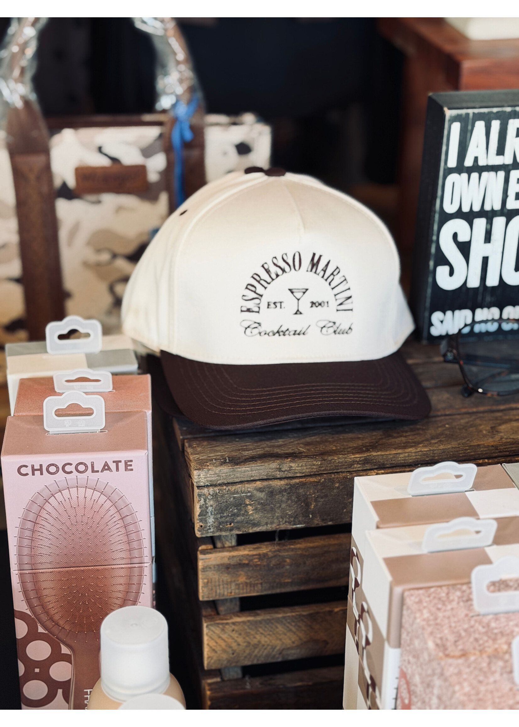 Espresso Martini Cocktail Club Hat