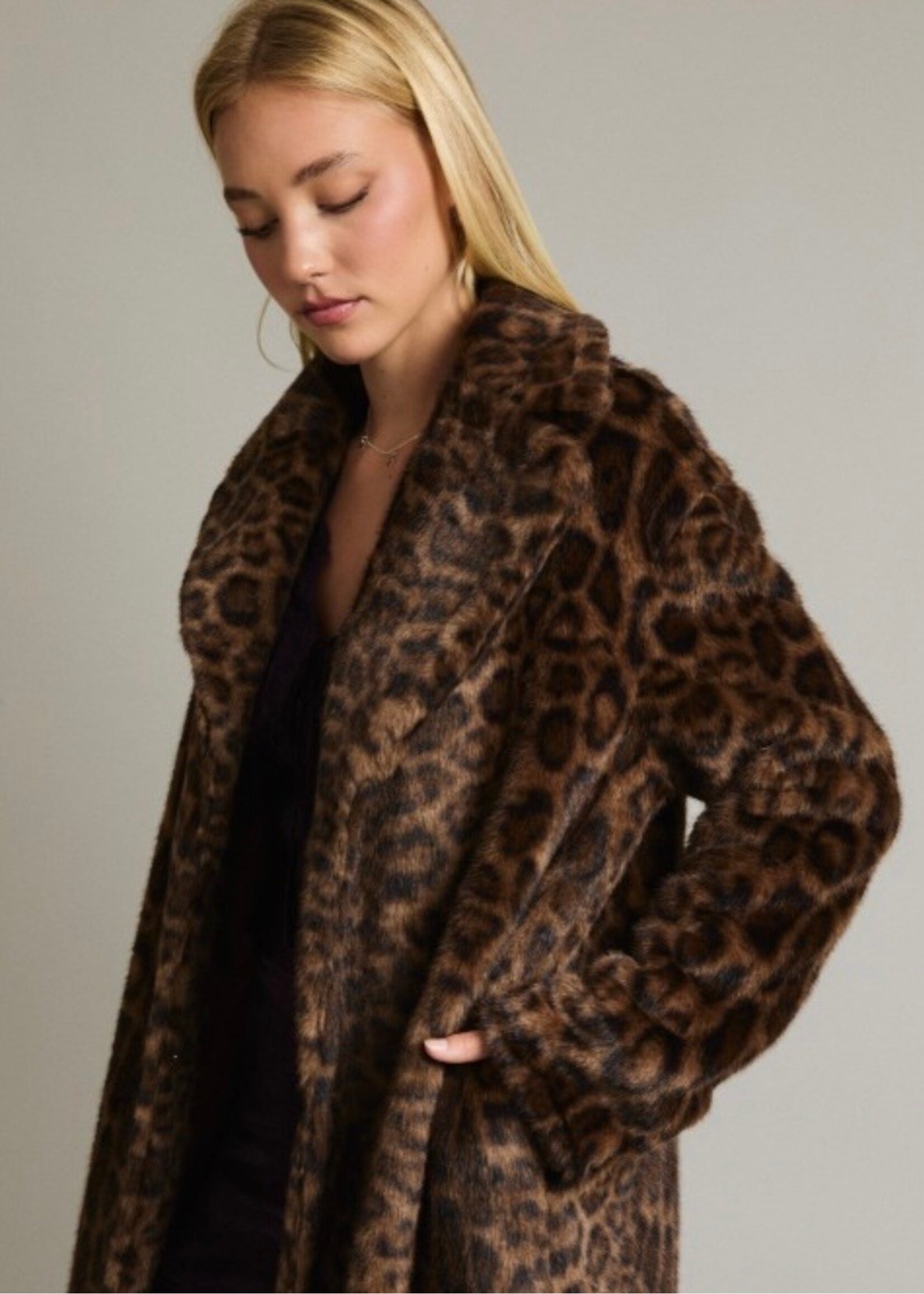 Fierce & Fabulous Leopard Fur Coat