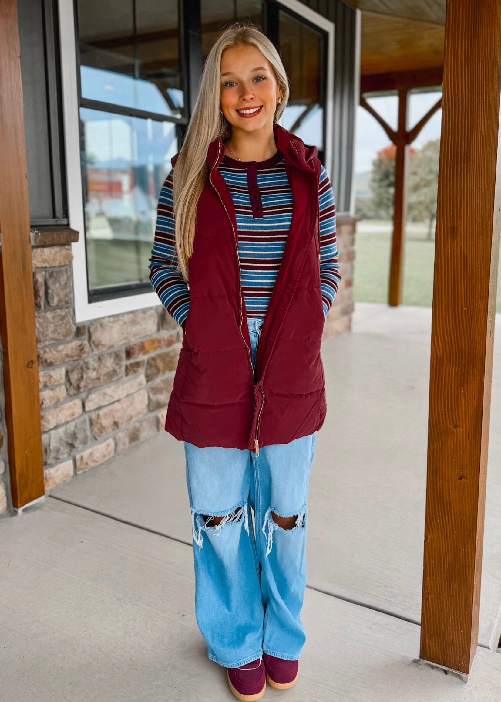 Conlin Hooded Puffer Vest