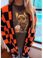 Frenchie Halloween Iced Coffee Tee