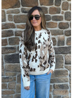 Wyoming Animal Print Sweater