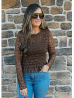 Lyla Smocked Bodice Lace Top