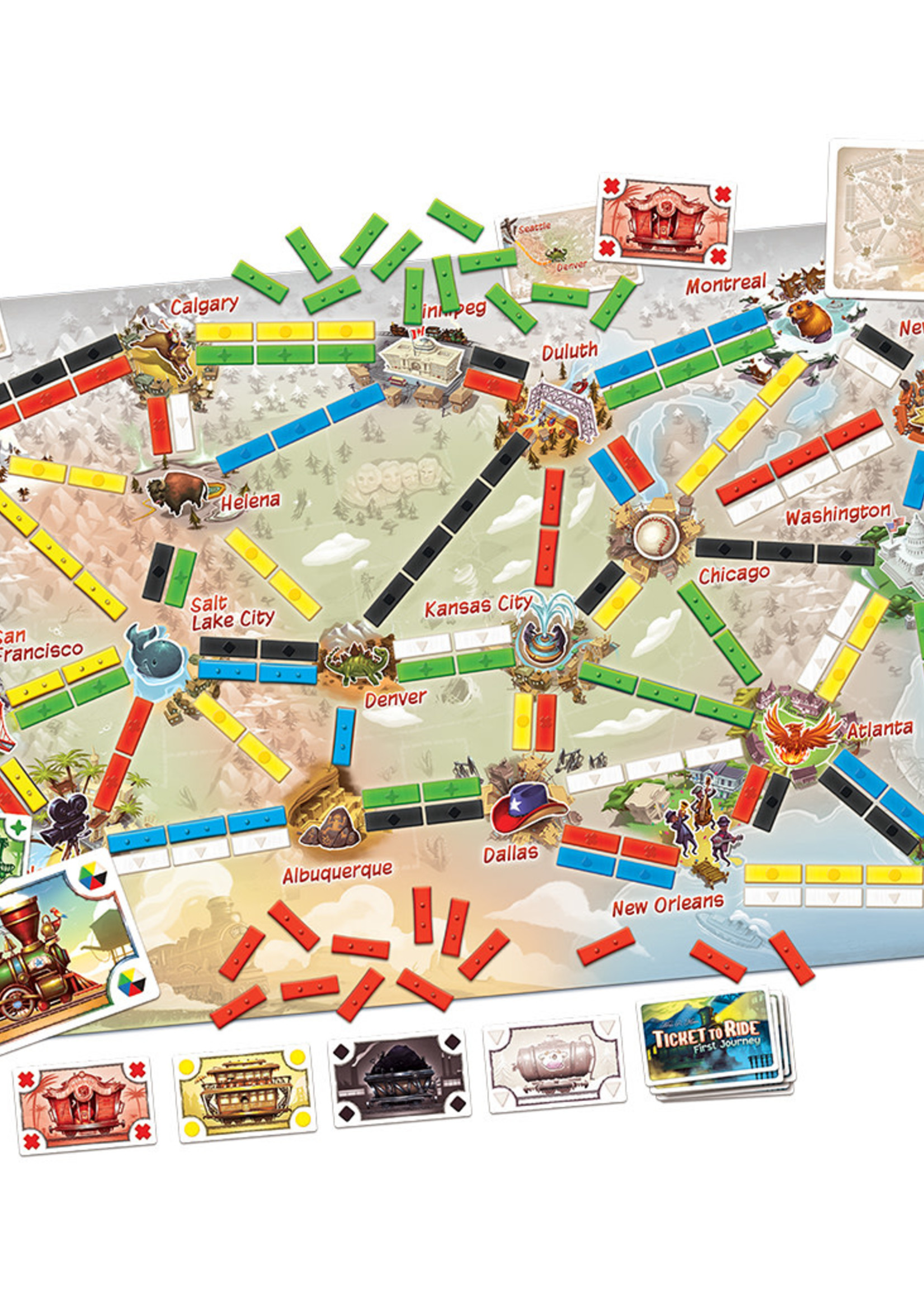Asmodee ticket to ride first journey