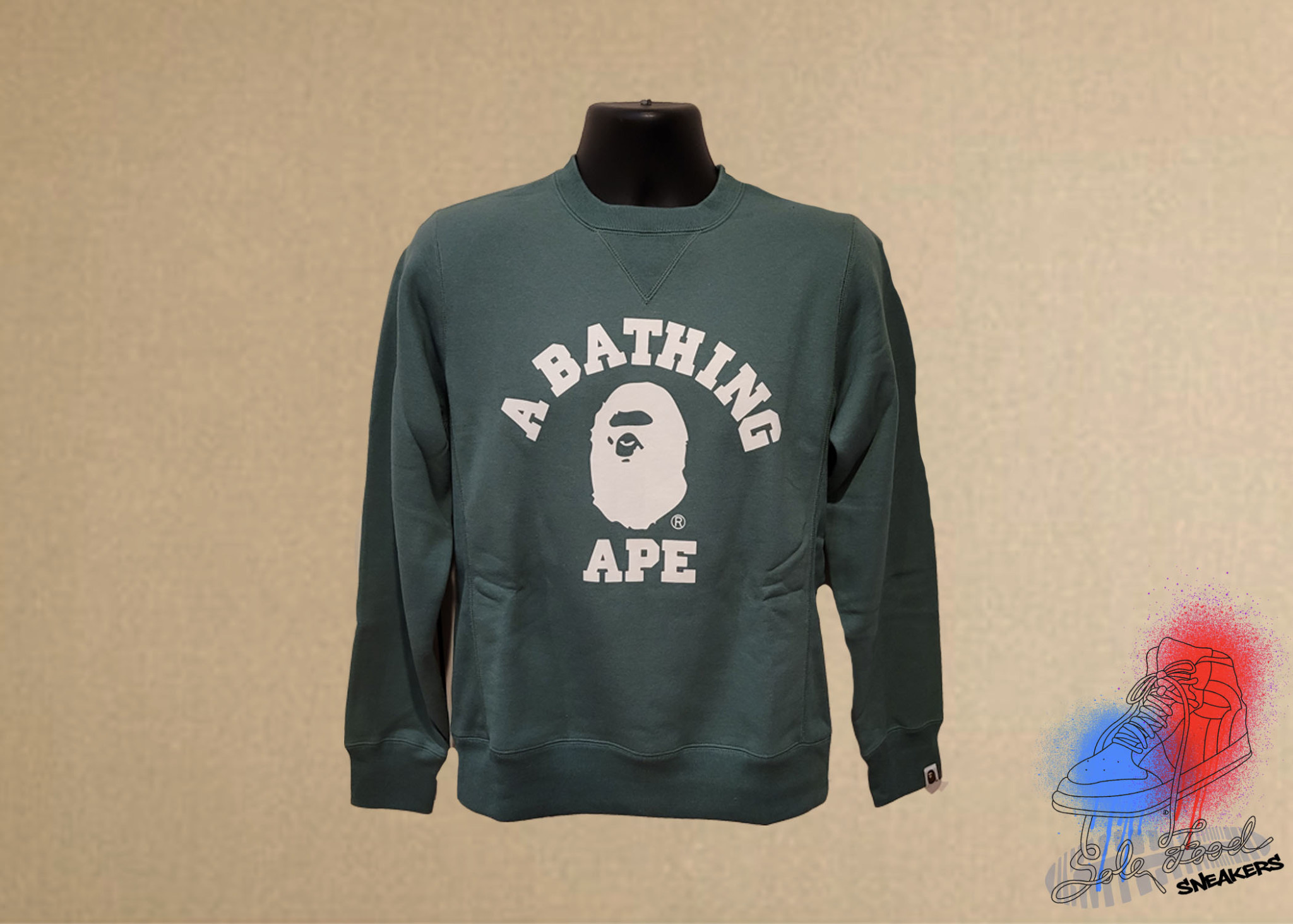 Bape college crewneck sale