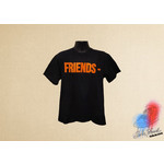 Vlone Vlone Orange Friends Black Tee Medium