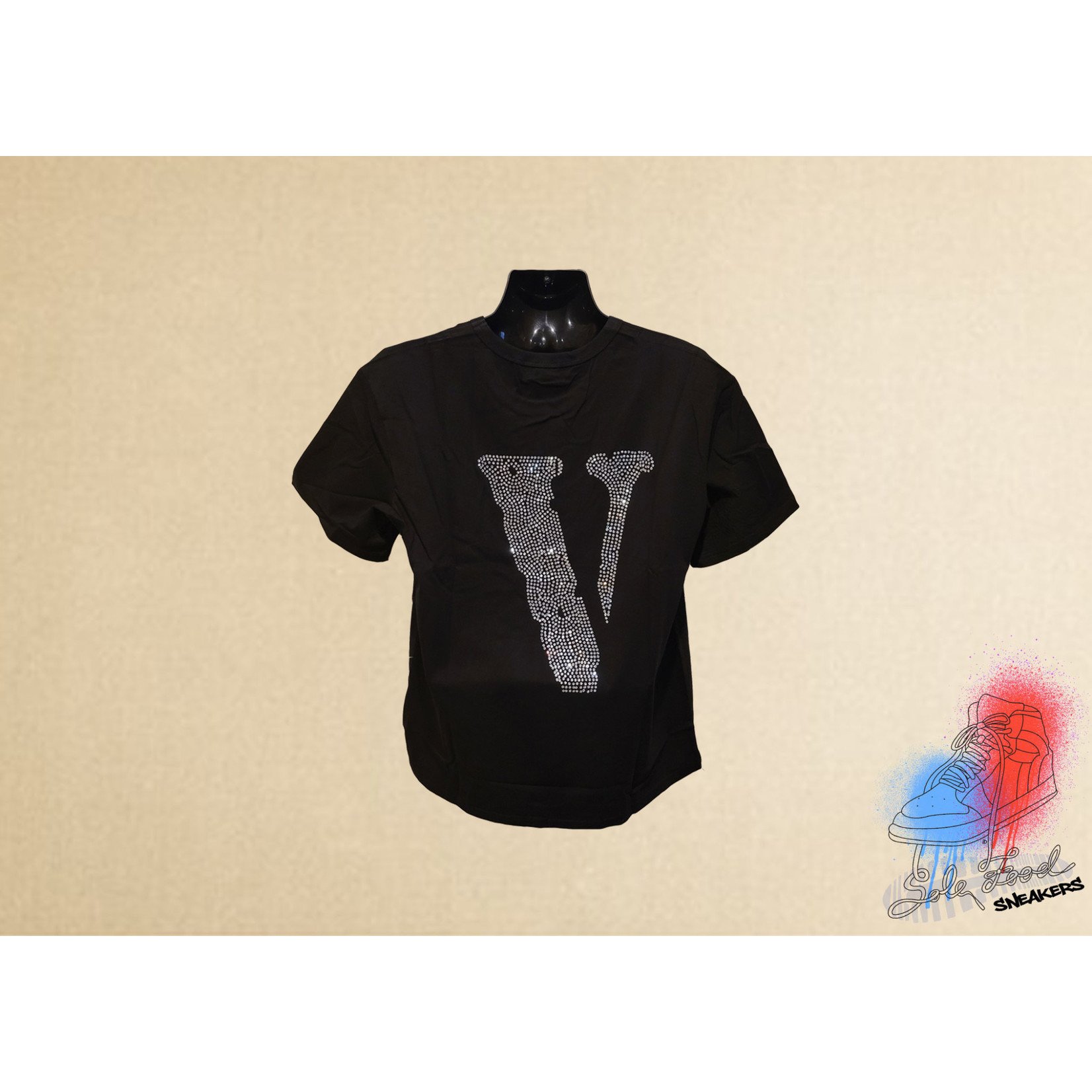 Vlone x Swarovski Crystal Friends Shirt Medium Sole Food Sneakers