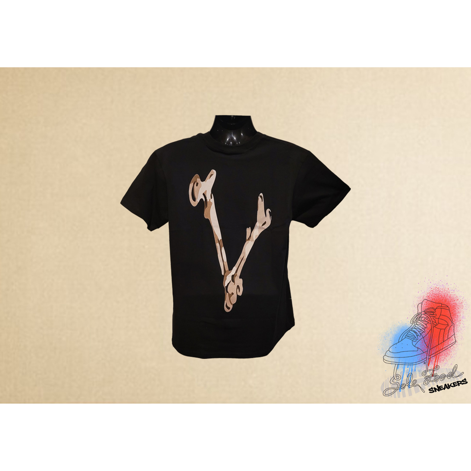 Vlone Vlone Bones Black Shirt