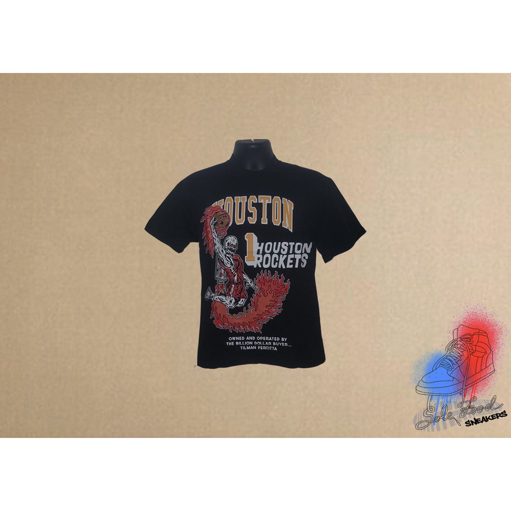 Warren Lotas Houston Rockets Black Shirt