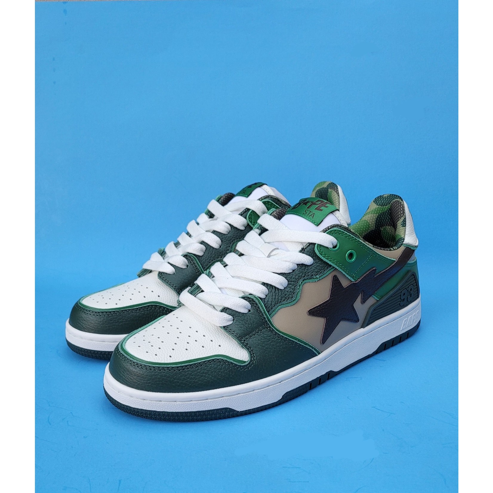 Bape Bape Sk8 Sta Green Camo