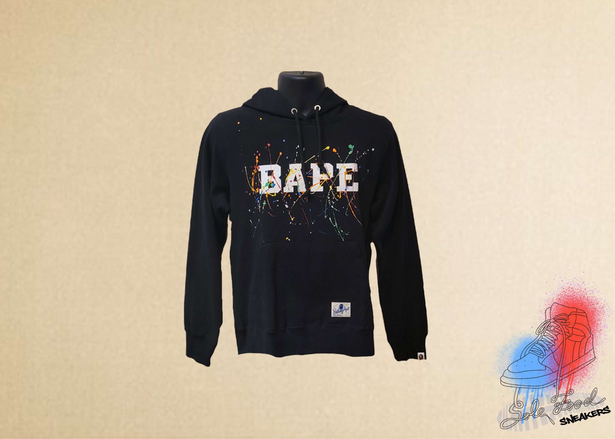 Bape Splatter Hoodie - Sole Food Sneakers