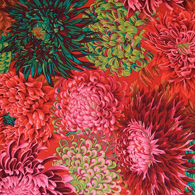 Kaffe Fassett Kaffe - Japanese Chrysanthemum – PWPJ041 – SCARLETT