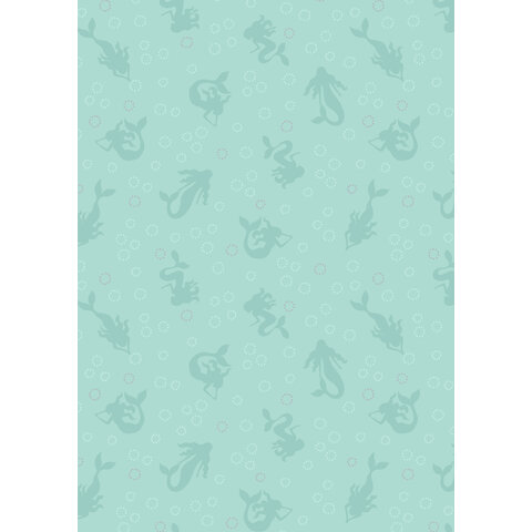 Lewis & Irene - Moontide -  Mermaid Sea / Silver Metallics / Teal