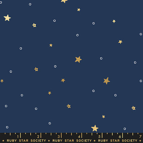 Ruby Star - Birthday  / Tiny Stars / Metallic / Navy / RS2049-19M