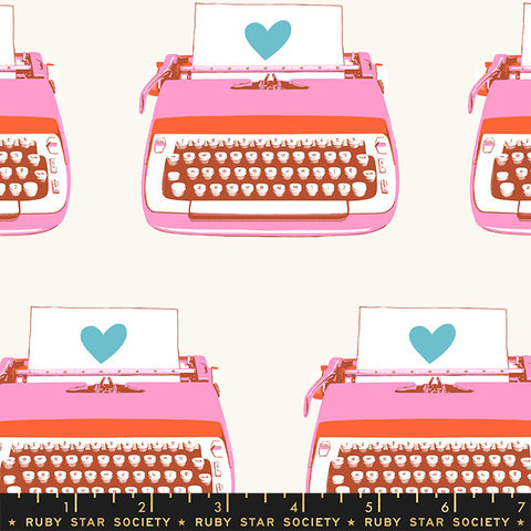 Ruby Star - Darlings 2 / Typewriters / Buttercream / RS5058-11