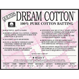 Quilters Dream Batting Quilters Dream  Batting  / Select / Double (93 X 96)