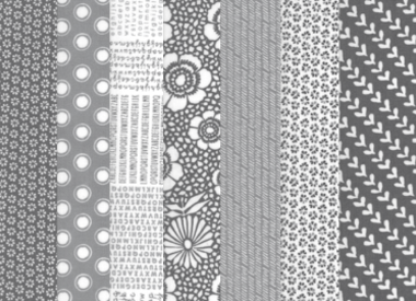 Gray & White Prints