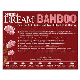 Quilters Dream Batting Quilters Dream  Batting  / Bamboo / Double (93 x 96)