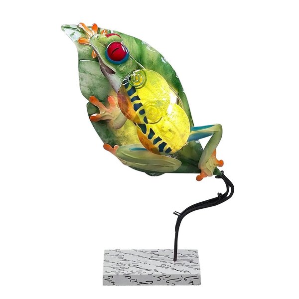  Zappobz - Capiz & Metal Night Light / Tree Frog