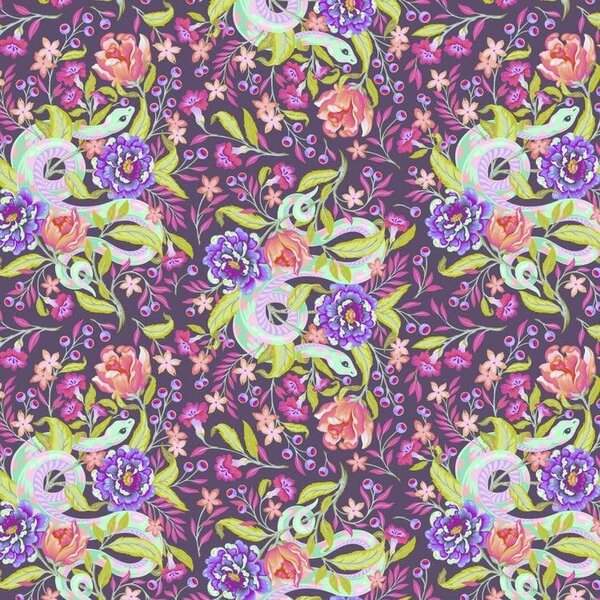 Tula Pink Tula Pink - Moon Garden / Hissy Fit / PWTP196.DUSK I I I Bay  Quilts