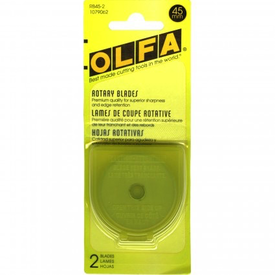 Olfa Rotary Blades 2pk - 45mm