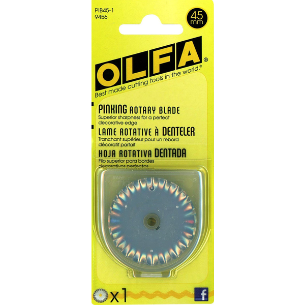  OLFA Rotary Pinking Blade   -    45mm  1PC