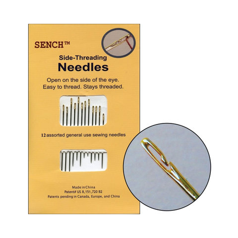 Sench / Side Threading Needle - 12pc / Assorted Sizes