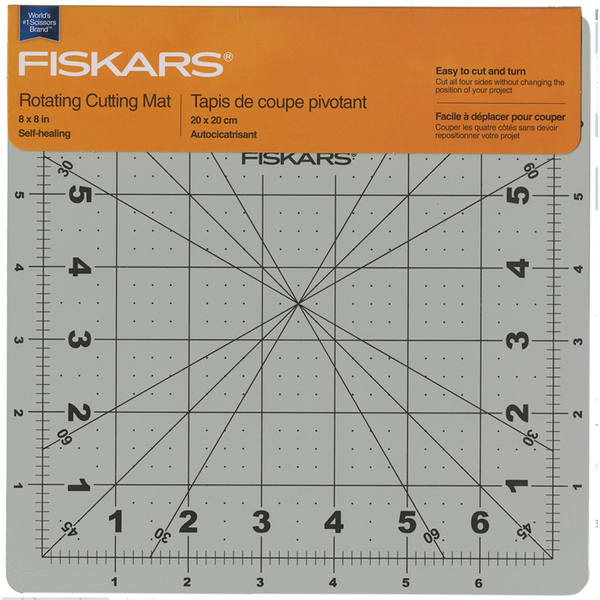  Fiskars  Rotating Mat 8x8 inches