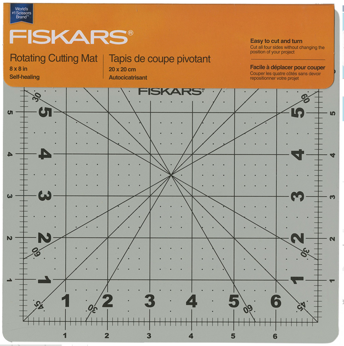 Fiskars 8x8 inch Rotating Cutting Mat