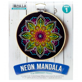  Embroidery Hoop Kit  Mandala