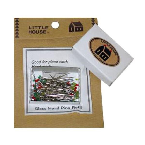  Little House Glass Head Pin REFILLS