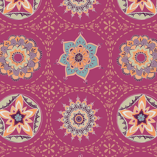 Art Gallery Fabrics Art Gallery - Soulful - Mandala Harmony /  Vivid / 2630