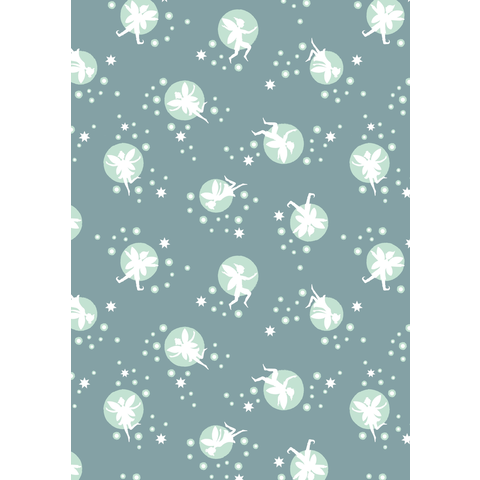 Lewis & Irene - A309.2 / Fairies / dusky green / Glow in the dark