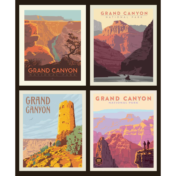  RB - GRAND CANYON -  National Park Pillow Panel