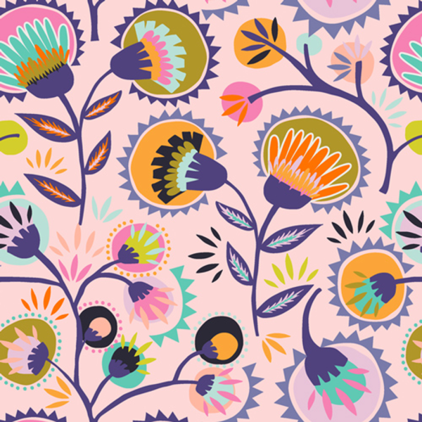 Art Gallery Fabrics Art Gallery - Oh Meow - Kattaland Flora / OHM-33440