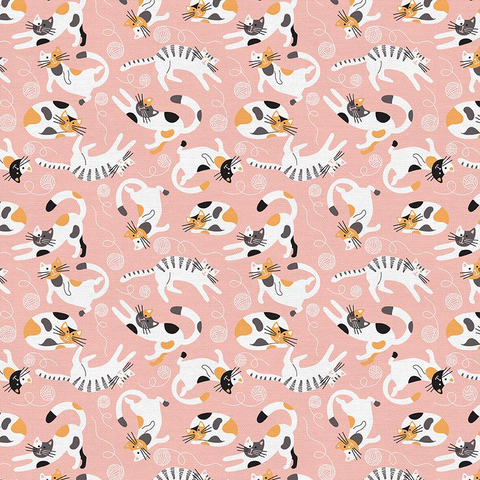 Paintbrush Studios - Tails and Whiskers / Cats / Pink / 120-21624