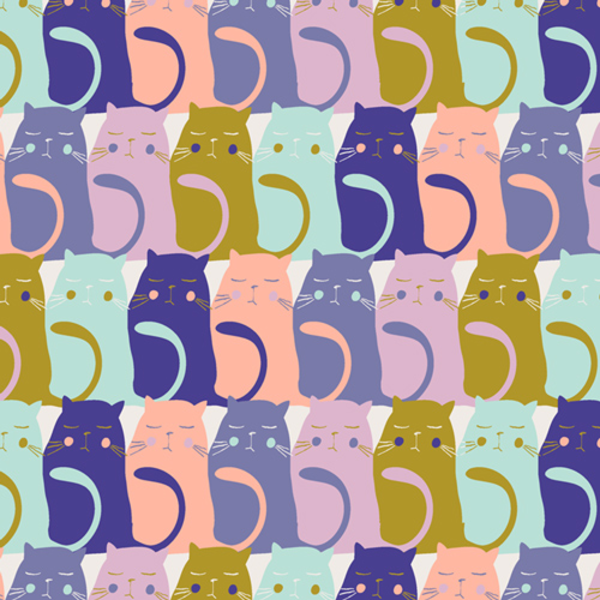 Art Gallery Fabrics Art Gallery - Oh Meow - Catitude Slumber / OHM-33448