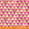 Carrie Bloomston - WISH - Metallic Triangles / Hot Pink / 51743M-6
