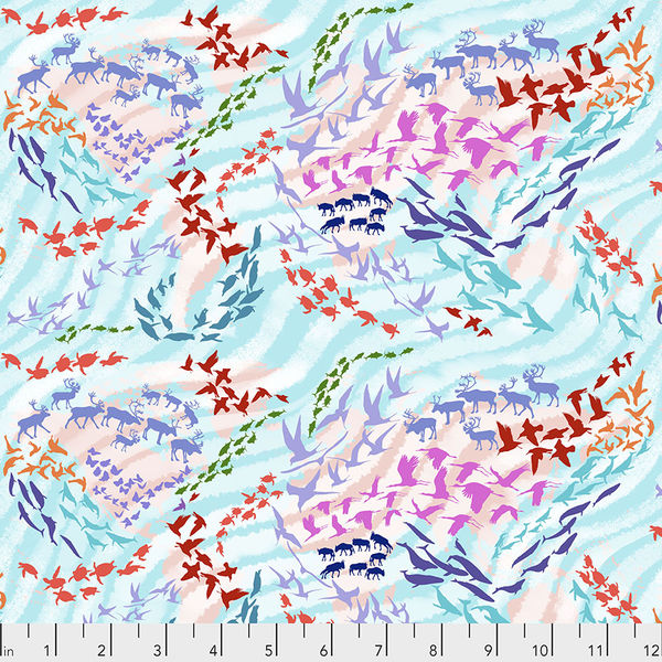  Free Spirit - Lorraine Turner - Migration / Migratory Map / PWLT012.AQUA