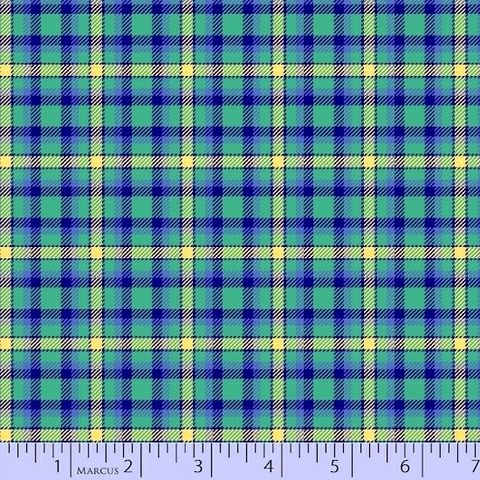 Marcus - Flannel - Primo Plaids / U011_0114 / Green & Blue